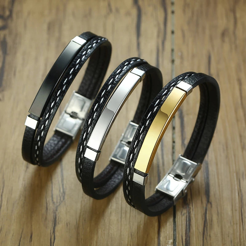 Pulseira em Couro