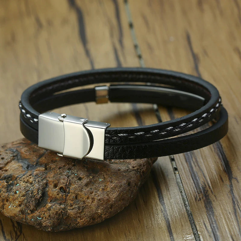 Pulseira em Couro