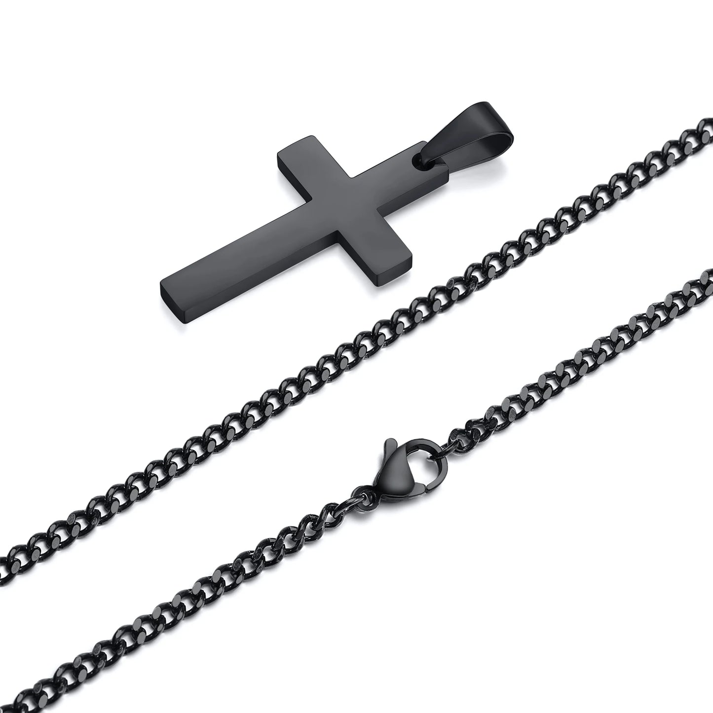 Colar com Pendente em Cruz