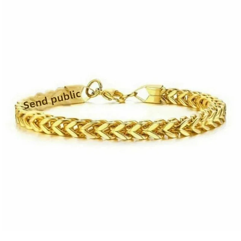 Pulseira Masculina em Aço Inoxidável