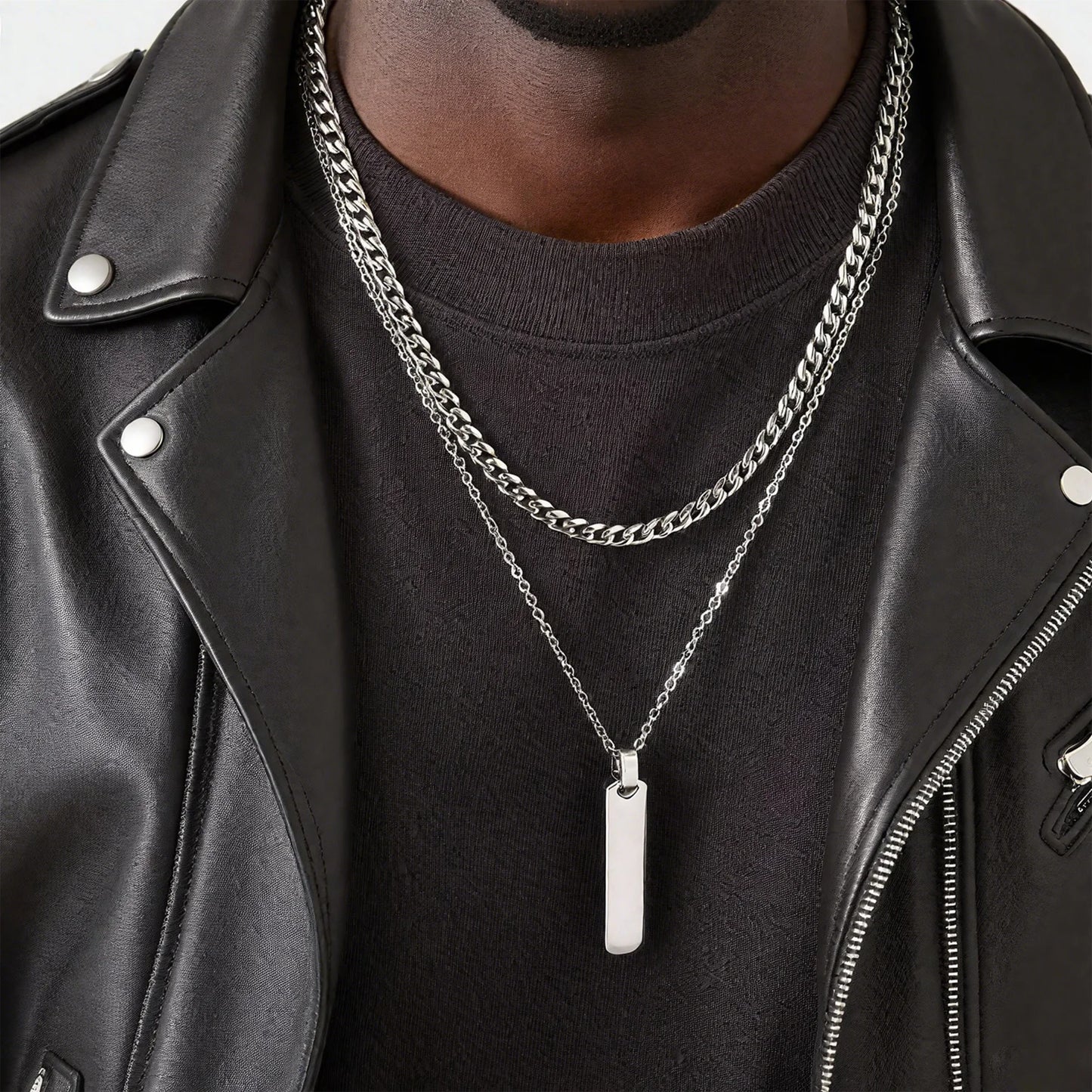 Conjunto De Colares – Estilo em Camadas Vertical