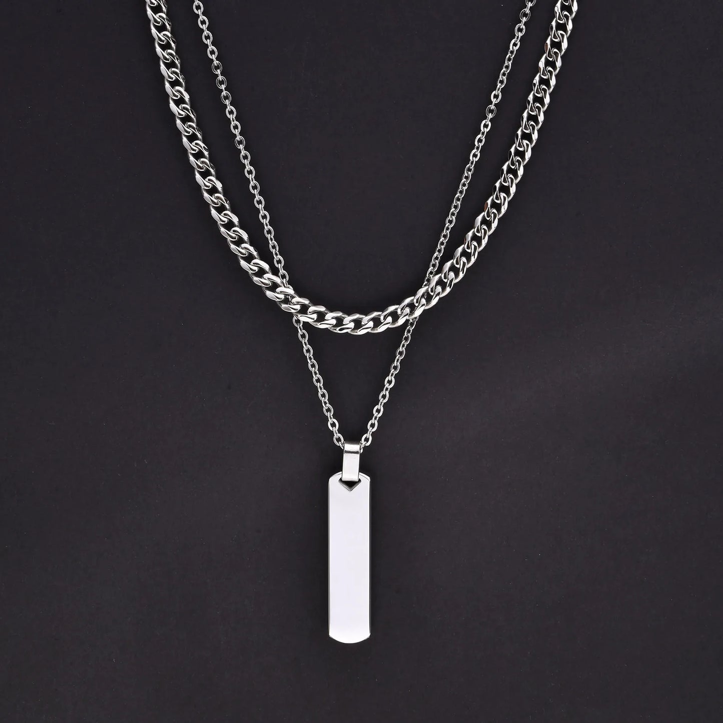 Conjunto De Colares – Estilo em Camadas Vertical