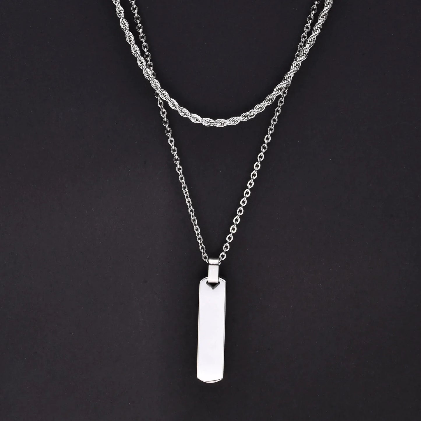 Conjunto De Colares – Estilo em Camadas Vertical