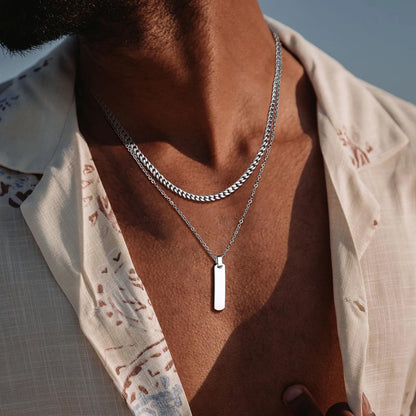 Conjunto De Colares – Estilo em Camadas Vertical