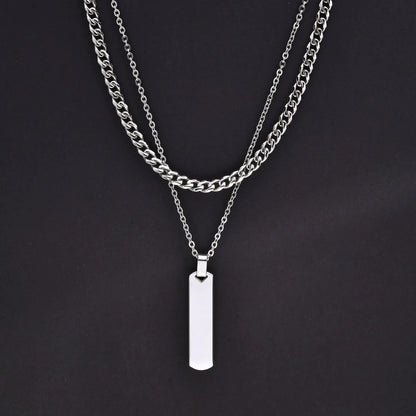 Conjunto De Colares – Estilo em Camadas Vertical